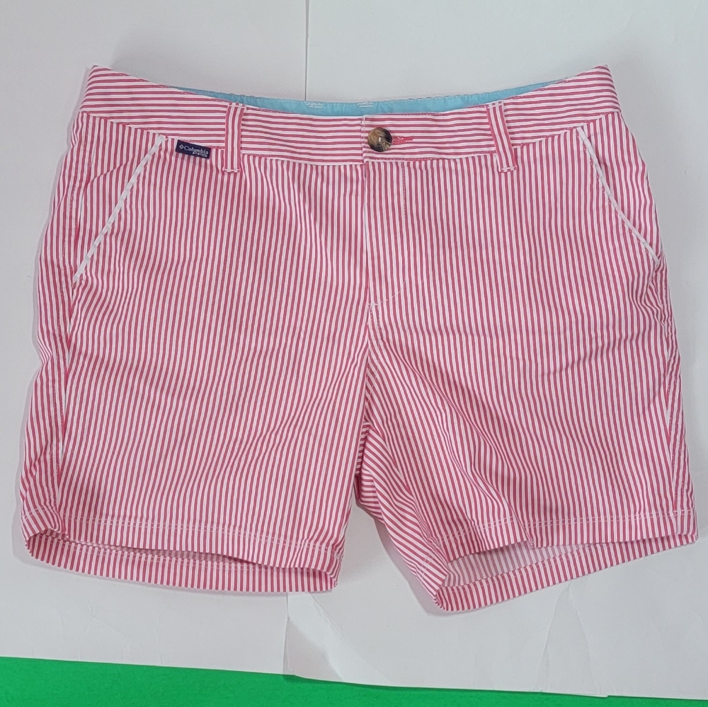 Columbia PFG Striped  Shorts/ 10.